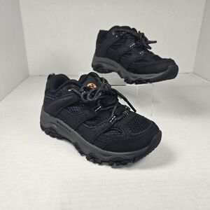 Merrell Kids Black Moab 3 Low Hiker Unisex Waterproof Hiking Shoe Toddler 10.5
